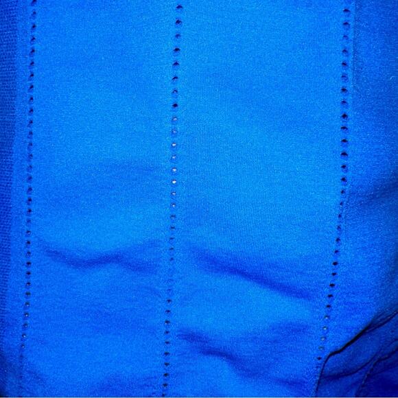 Fabletics Delta Cobalt Blue Scoop Neck Seamless Tank Top Size Small - Picture 8 of 11